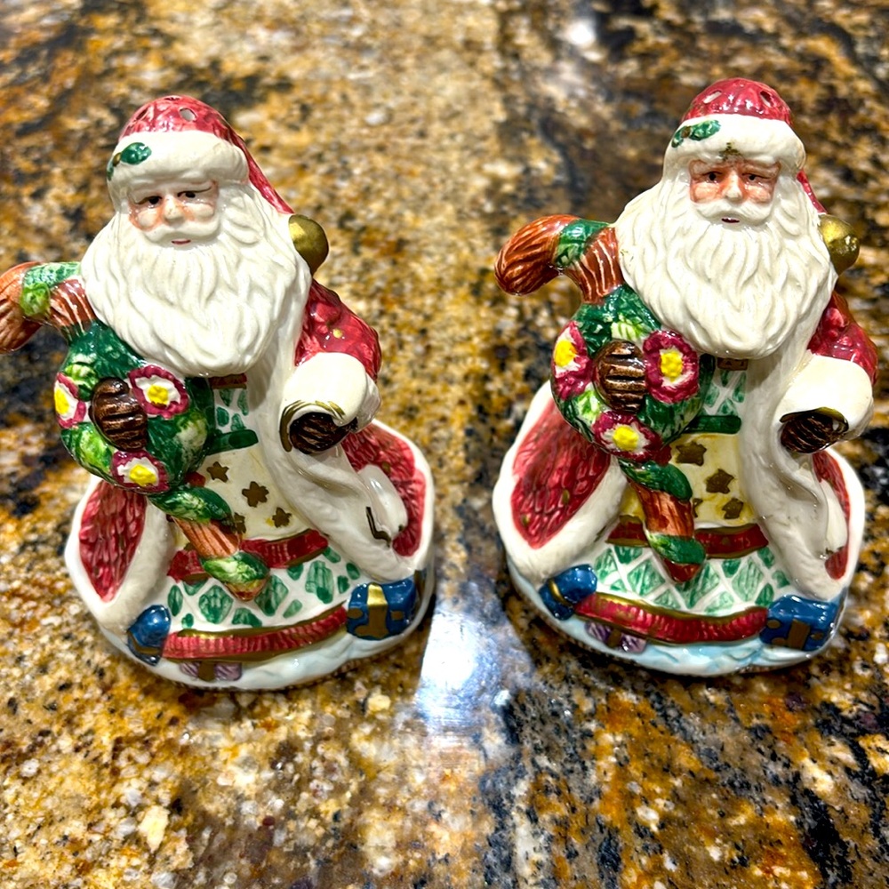 Vintage Santa Salt and Pepper Shakers